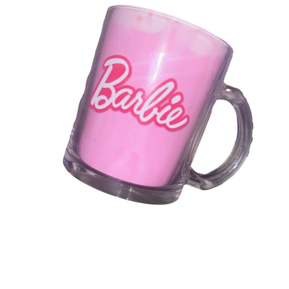 Barbie Clear Glass Coffee Mug - Picture 2 of 4
